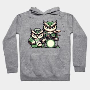 Owls Rock & Roll Hoodie